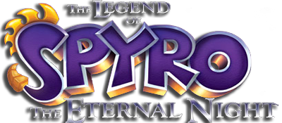 Legend of Spyro The Eternal Night title screen for Playstation 2